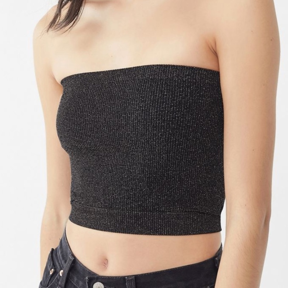 Urban outfitters sparkle tube top
